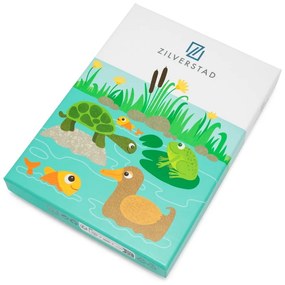 Детски прибори за хранене от неръждаема стомана в сребристо 4 бр. Water life – Zilverstad