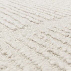 Ръчно изработен вълнен килим в цвят слонова кост 200x290 cm Zennith Column – Asiatic Carpets