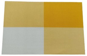 Жълта подложка от пластмаса 2 бр. 30x45 cm Chess - JAHU collections