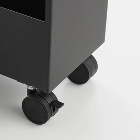 Матово черно стоманен рафт за баня 48x80,5 cm Tower – YAMAZAKI