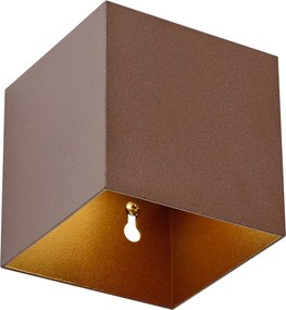 Външна стенна лампа ръждивокафява с LED IP65 соларна - Charlene