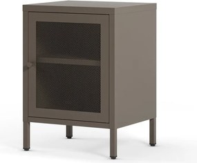 Сиво нощно шкафче Fayna – Marckeric