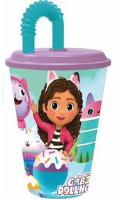 Чаша със Сламка Gabby's Dollhouse 430 ml