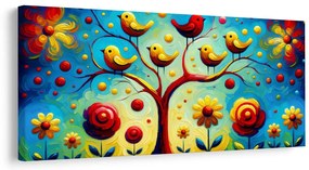Картина на платно – Цветно дърво на живота