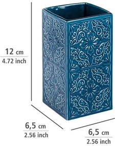 Тъмносин керамичен комплект аксесоари за баня Cordoba – Wenko