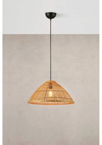 Висяща лампа в естествен цвят с абажур от бамбук ø 58 cm Capello - Markslöjd