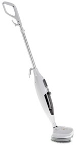 Моп за чистене с пара Adler AD 7052, 1300 W, 3 настройки, 0.550 л, 2 въртящи се глави, 2 режима на работа, Бързо загряване, Бял