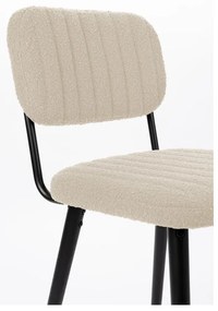 Кремав трапезен стол Jake – White Label