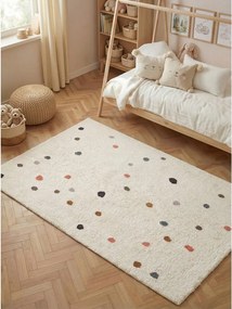 Кремав памучен детски килим подходящ за пране/ръчно изработен 140x200 cm Snuggle Pippo – Hanse Home