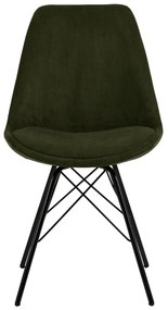 Тъмнозелен трапезен стол Eris - Actona