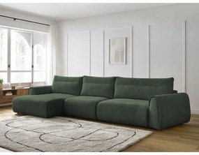 Тъмнозелен ъглов диван Aden – Bobochic Paris