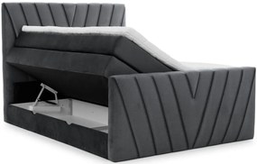 Тапицирано легло Alba-Gkri Skouro-140 x 200