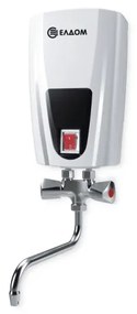 Проточен бойлер Eldom E41, 3.5 kW, 0.8 MPa, Клас А, XXS, Множество защити, Бял