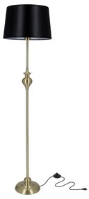 Подова лампа в черно и златисто (височина 135 cm) Prima Gold - Candellux Lighting