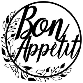 Метална декорация за стена Bon Appetit - Wallity