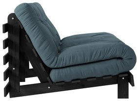 Сгъваем диван в петролен цвят 140 cm Roots Black Night – Karup Design