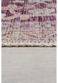 Светлочервен килим със смес от рециклирани влакна подходящ за пране 120x170 cm Windsor – Flair Rugs