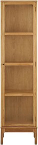 Витрина в естествен цвят 47x180x40 cm Zamora – House Nordic