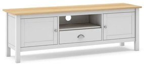 ТВ масичка от бял/естествен бор 158x53 cm Misti - Marckeric