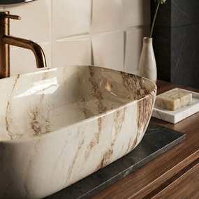 Умивалник за плот Rea Belinda Marrone Shiny