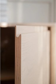 Скрин от декор от дъб в светло естествен цвят 180x70x40 cm Melstone – Rowico