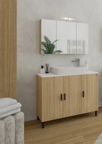 Комплект за баня Drop Roma 100 II-Светъл естествен цвят