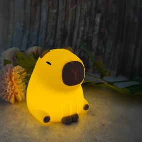 Светложълта детска нощна лампа Capybara – Fischer &amp; Honsel