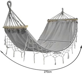XXL градински хамак 200 x 150 cm