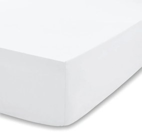 Бял чаршаф от органичен памук Органичен, 135 x 190 cm - Bianca