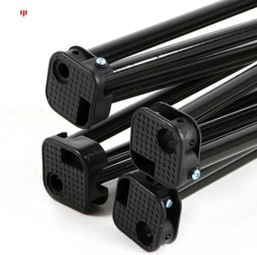 Сгъваем риболовен стол с калъф за съхранение Черен