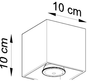 Сив прожектор 10x10 cm Geo – Sollux