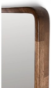 Стенно огледало от масивно дърво 34x120 cm Nyko – White Label