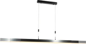 Регулируем висящ лампа черен с димируем LED - Lamba