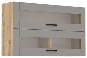 Горен кухненски шкаф Лорен 120/Сив мат G39