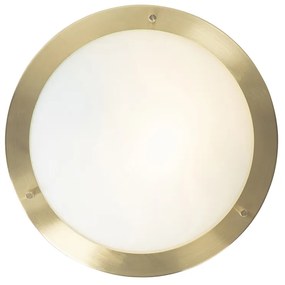 Интелигентна таванна лампа златиста 31 см IP44 с WiFi A60 - Yuma