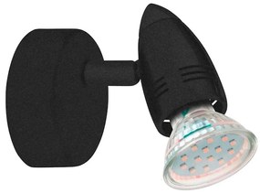 Eglo 780443 - LED Стенен спот SABADELL 1xGU10/2,8W/230V 3000K черен