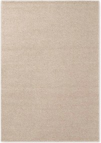 Бежов ръчно изработен вълнен килим 140x200 cm Lyon Beans – Elle Decoration