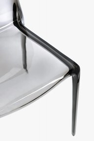 Сив пластмасов градински стол Adele – Bizzotto