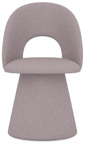 Тапициран трапезен стол в цвят лавандула Kalo – Makamii