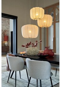 Кремава лампа за таван ø 50 cm Plumeria - Light &amp; Living