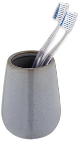 Сива керамична чаша за четки за зъби Sirmione – Wenko