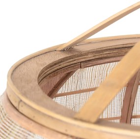 Ориенталски висящ аплик кафяв 58 см - Pascal