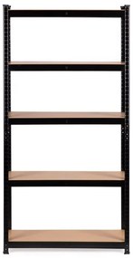 Черен рафт с 5 рафта Дълбочина 30см