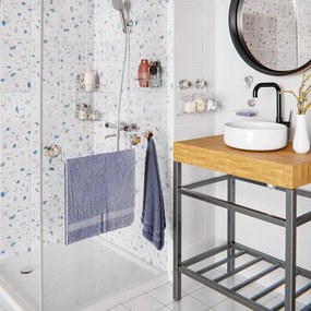 Самозадържащи се метални кукички в сребристо в комплект от 4 Bestlock Bath - Compactor