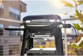 Електрическо барбекю Weber Lumin Compact WB91010979DL, 2200W, 315C MAX, Емайлирани с порцелан чугунени скари, Черен