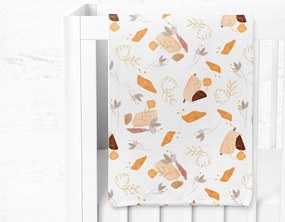 Бяло муселиново бебешко одеяло 75x100 cm Boho – Mijolnir