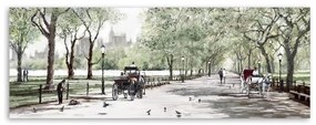 Платно акварел II, 60 x 150 cm Central Park - Styler