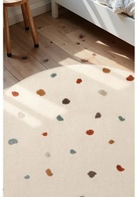 Кремав детски килим ø160 cm Funny Dots – Hanse Home