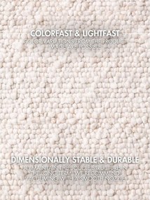 Ръчно изработена пътека от букле в цвят слонова кост 80x200 cm Notting Hill Portobello – Ted Baker