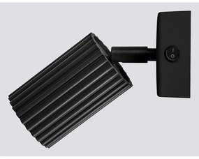 Черен прожектор 8x16 cm Gleam – Sollux